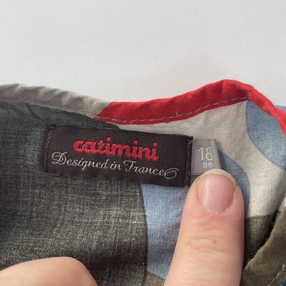 Catimini Button Down Top With Ruffles - Picture 4 of 4